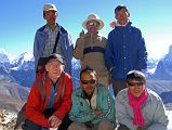 Renjo La 1 Jerome Ryan, Chandraman, Dumbar, Climbing Sherpa Palden, Guide Gyan Tamang, Pasang